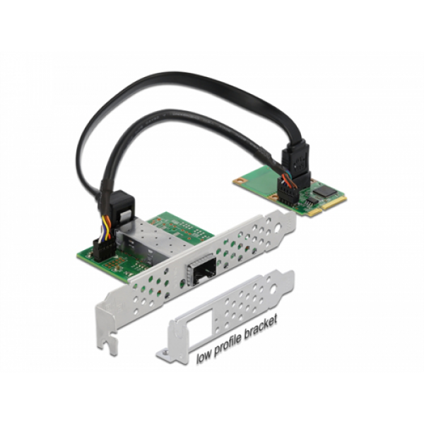 Delock Mini PCIe I/O PCIe full size 1 x SFP Gigabit LAN 95267
