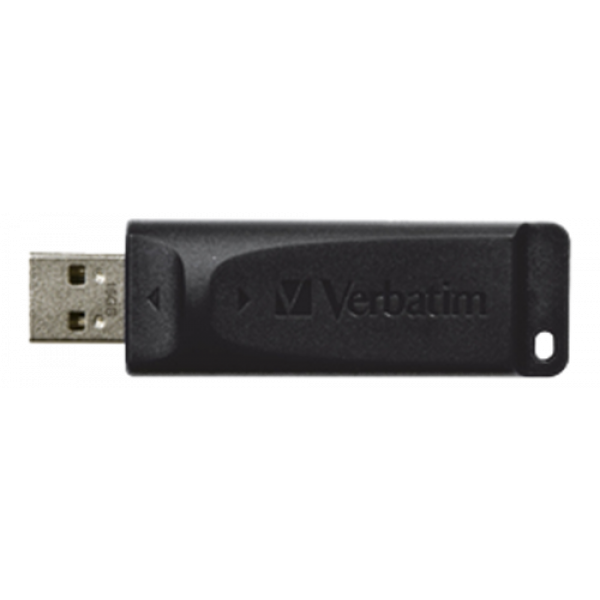 Verbatim slider USB-minne, 16GB, USB 2.0, svart 98696