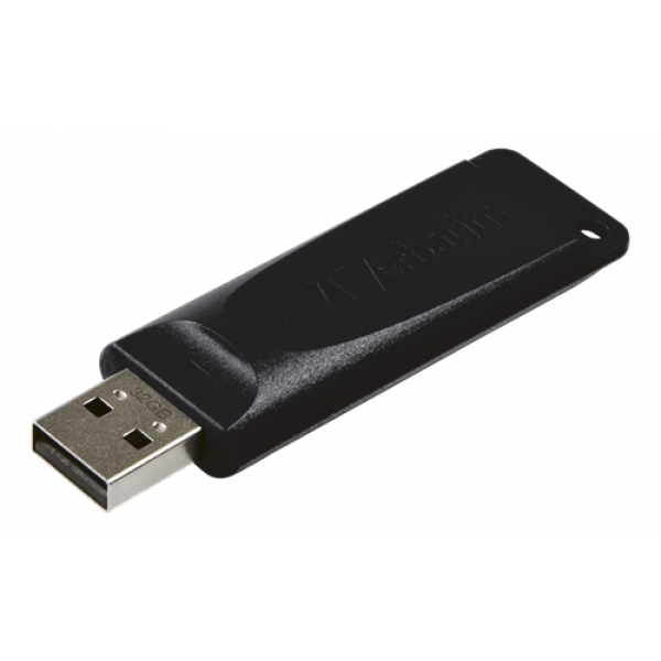 Verbatim USB DRIVE 2.0 STORE N GO SLIDER 32GB BLACK 98697