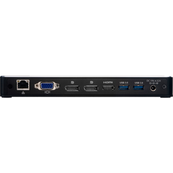 Akasa Dual 4K Thunderbolt 3-docka, 87W USB PD 2.0, Gigabit Ethernet, U A-NDK02-12BKEU
