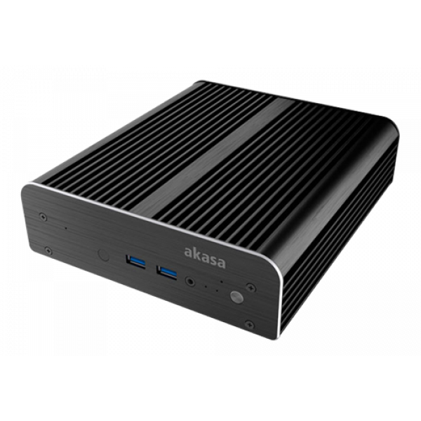 Akasa Plato Newton S7 fläktlösa hölje,Intel 7:e generationen NUC,svart A-NUC35-M1B