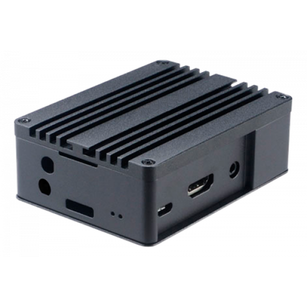 Fanless Aluminium case with Thermal Modules for Asus Tinker and Raspbe A-RA03-M1B
