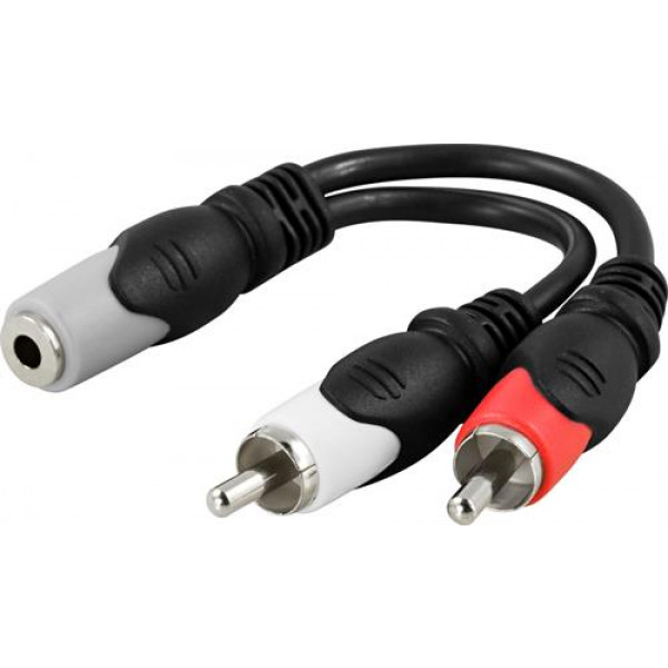 Audioadapter 3.5mm - RCA x 2 (ho-ha)