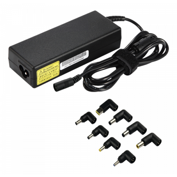 Universal strömadapter för laptops, 90W, 15-20V/6A (max), svart AFUA0908