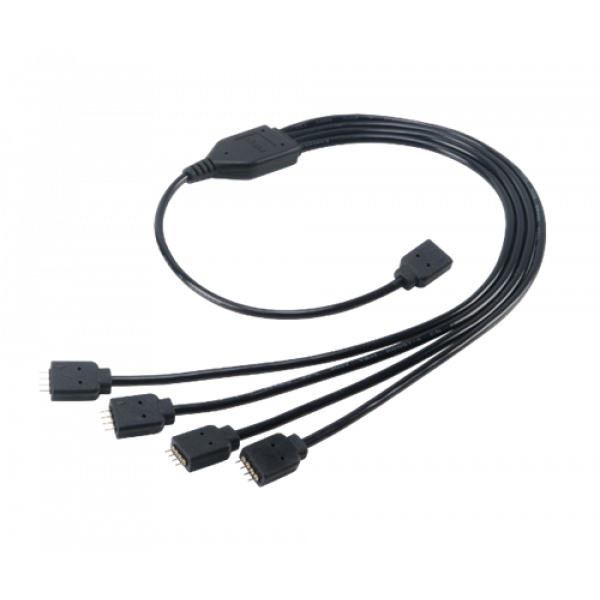 RGB LED splitter and extension cable AK-CBLD04-50BK