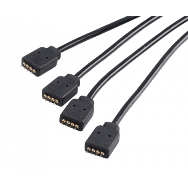 RGB LED splitter and extension cable AK-CBLD04-50BK