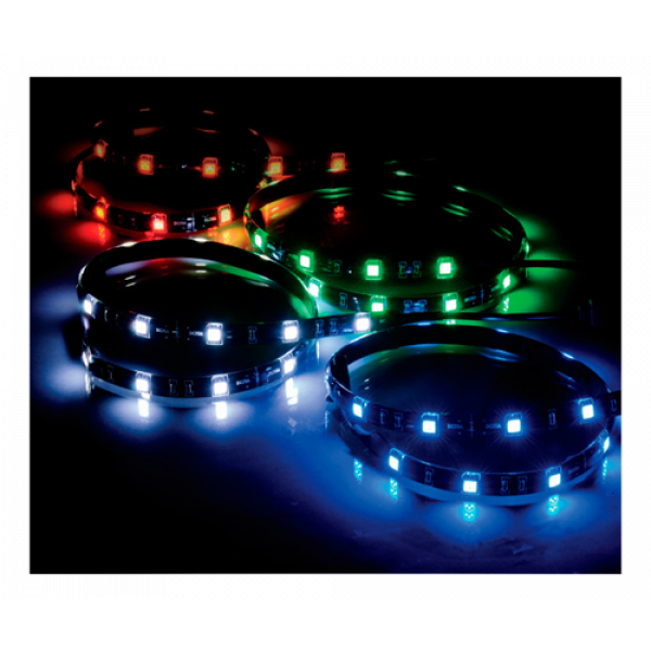 Akasa "VegasM" secure 10 pc Magnetic LED strip light, 50cm, Red AK-LD05-50RD
