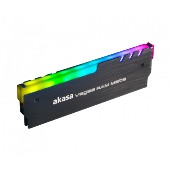 Akasa Vegas RAM Mate kylflänstillägg, adresserbar RGB LED-kit, grå AK-MX248