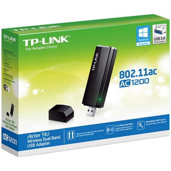 Trådlöst nätverkskort USB TP-Link Archer T4U-AC1300 Wireless Dual Band USB Adapter v2