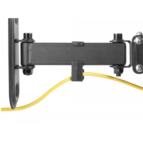 DELTACO Office, full-motion 2-way wall, 13"-27", 25kg, 75x75-100-100 ARM-0250