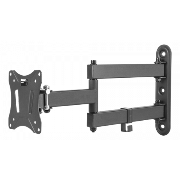 DELTACO Office, full-motion 3-way wall, 13"-27", 25kg, 75x75-100-100 ARM-0251