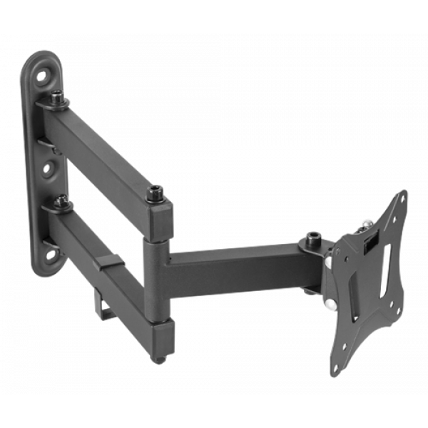 DELTACO Office, full-motion 3-way wall, 13"-27", 25kg, 75x75-100-100 ARM-0251