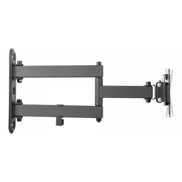DELTACO Office, full-motion 3-way wall, 13"-27", 25kg, 75x75-100-100 ARM-0251