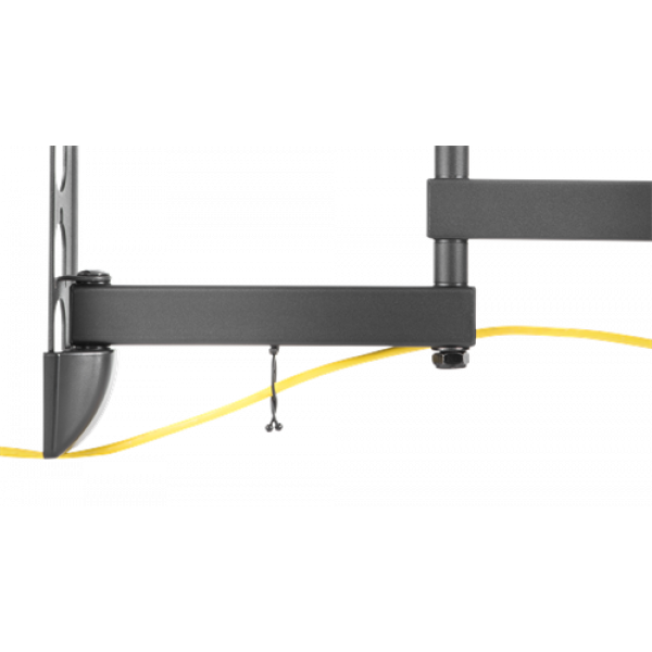 DELTACO Office, full-motion 3-way wall, 23"-55", 30kg, 75x75-400-400 ARM-0255