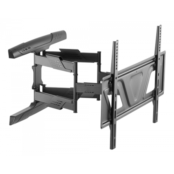 DELTACO Office, slim full-motion 3-way wall, 37"-80", 45kg, 200x200-60 ARM-0259