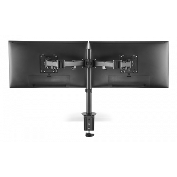 DELTACO Office, Dual desk, 13"-27", 8kg, 75x75-100x100 ARM-0300