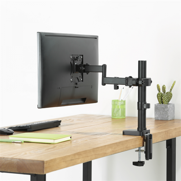 DELTACO Office Full-motion Pivot pole mount monitor arm ARM-0305
