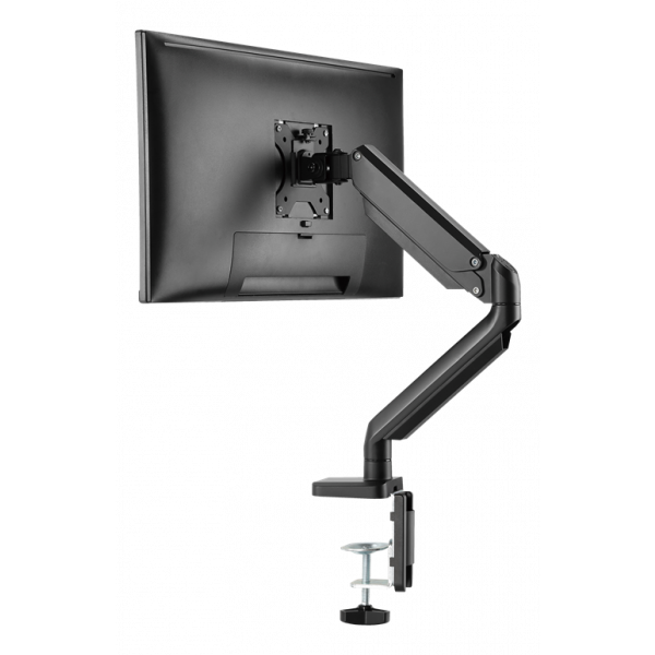 DELTACO Office, Singel desk, gas spring, 17"-32",1,5-8kg,75x75-100x100 ARM-0350