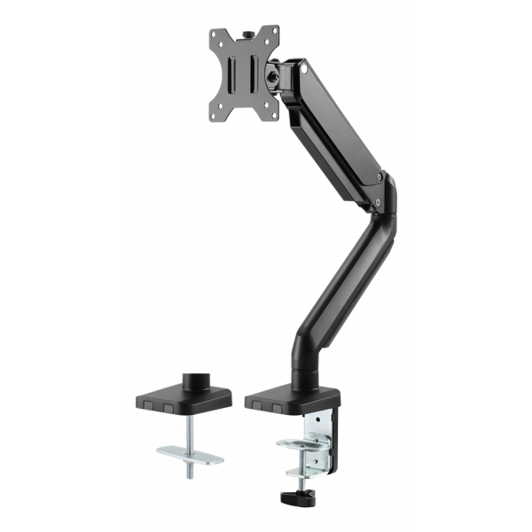 DELTACO Office, Singel desk, gas spring, 17"-32",1,5-8kg,75x75-100x100 ARM-0350