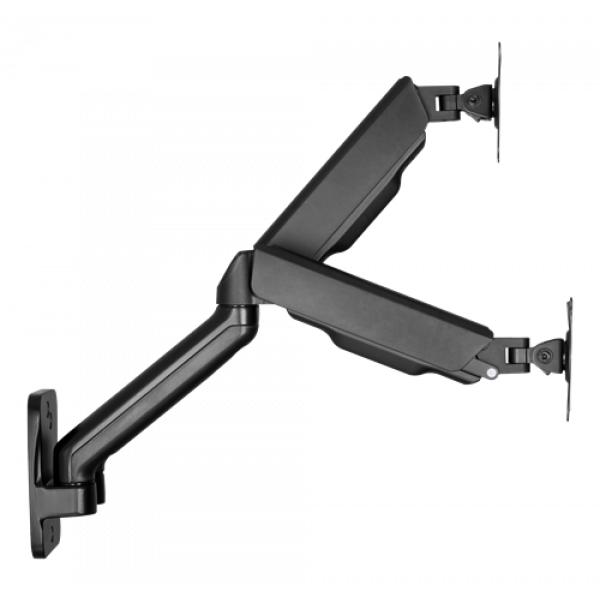 DELTACO Office, Dual wall, gas spring,17"-32",2-9kg,75x75-100x100 ARM-0361