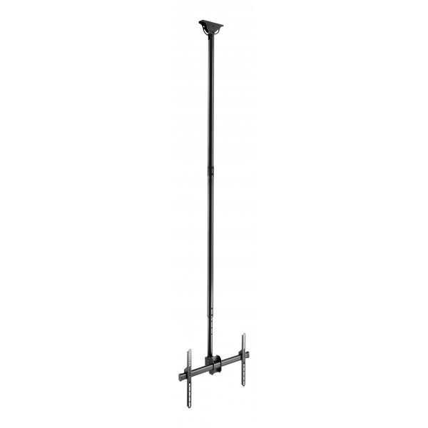 DELTACO Office Telescopic Single TV Ceiling,2500mm-3000mm,50kg,37"-70" ARM-0402