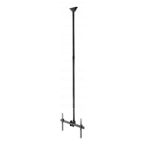 DELTACO Office Telescopic Single TV Ceiling,2500mm-3000mm,50kg,37"-70" ARM-0402
