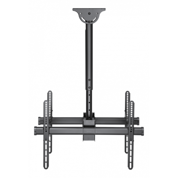 DELTACO Office Telescopic Double TV Ceiling, 560mm-910mm,45kg,37"-70" ARM-0403