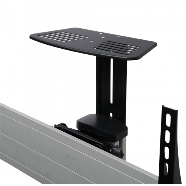 DELTACO Office Display Cart, crank handle, 37"-70",50kg,port-landscape ARM-0450