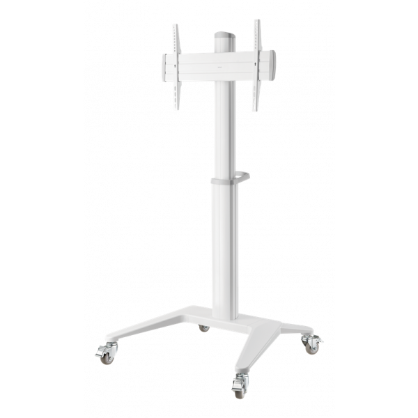 DELTACO Office Display Cart, 37"-70", 70kg, white ARM-0452