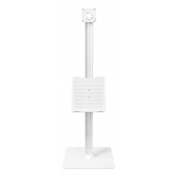 DELTACO Office Floor stand with brochure stand VESA 75x75, 100x100 Whi ARM-0512