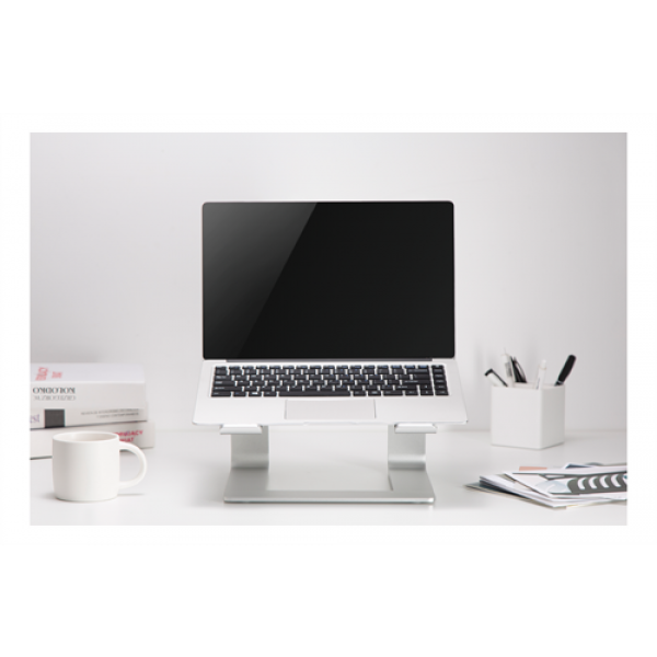 DELTACO Office, High-rise laptop riser, 5kg, aluminum ARM-0531