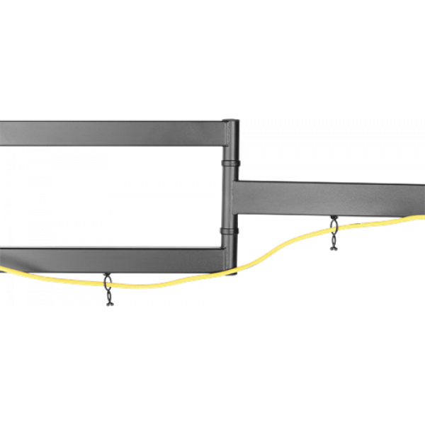 DELTACO, full-motion 3-way wall, 32"-55", 35kg, 200x200-400x400 ARM-1200