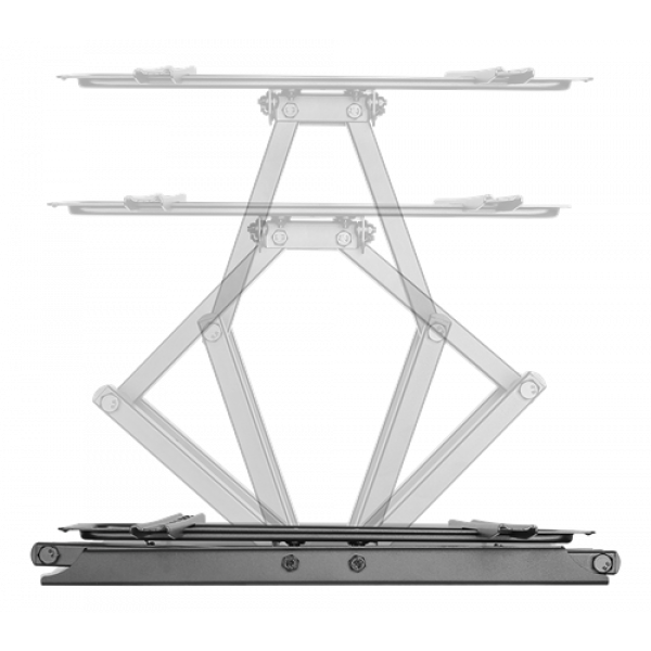 DELTACO, full-motion 3-way wall, 32"-55", 40kg, 200x200-400x400 ARM-1202