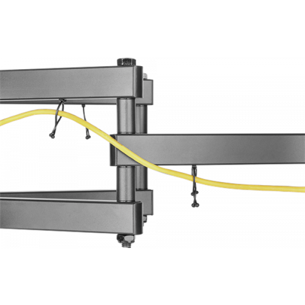 DELTACO, full-motion 3-way wall, 32"-55", 40kg, 200x200-400x400 ARM-1202
