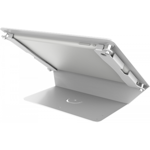 Skrivbordsstativ för 9,7" iPads, 125 lutning, aluminium, vit ARM-272