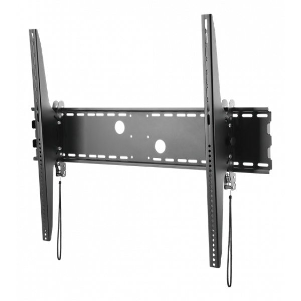 DELTACO Heavy-duty Lutbart TV-Väggfäste, 60-100", böjda och platta pan ARM-473
