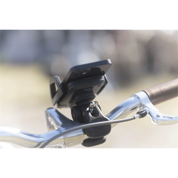 DELTACO bicycle holder, rotatable, for mobile phones, black ARM-B100