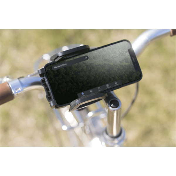 DELTACO bicycle holder, rotatable, for mobile phones, black ARM-B100