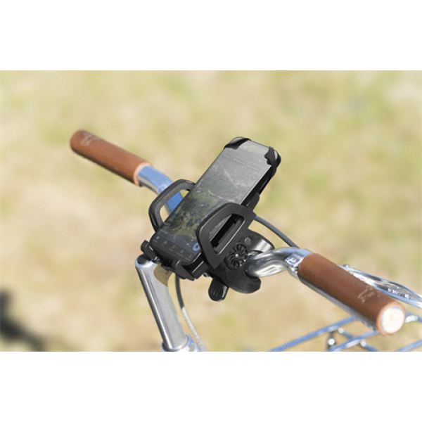 DELTACO bicycle holder, rotatable, for mobile phones, black ARM-B100