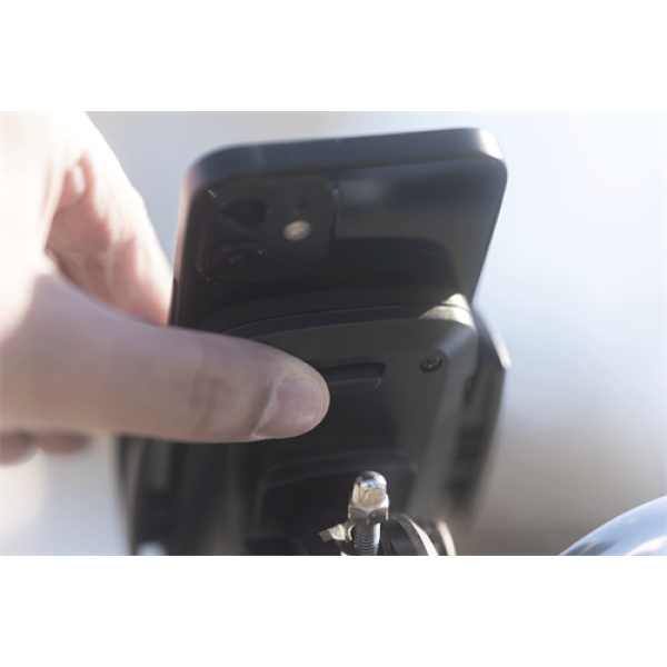 DELTACO bicycle holder, rotatable, for mobile phones, black ARM-B100