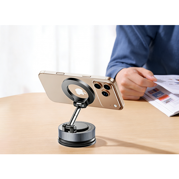Suction mount with magnet, for mobile phones, black ARM-P101