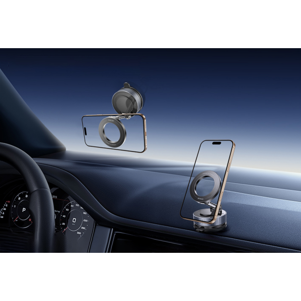 Suction mount with magnet, for mobile phones, black ARM-P101