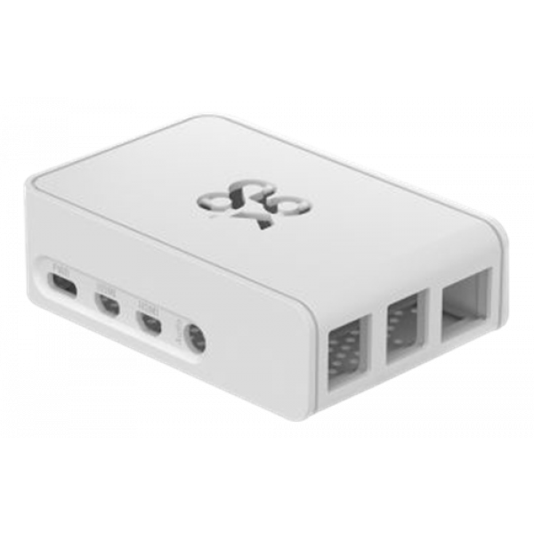OKdo Raspberry Pi 4 slide case, 2 piece design, white ASM-1900138-11_Bulk