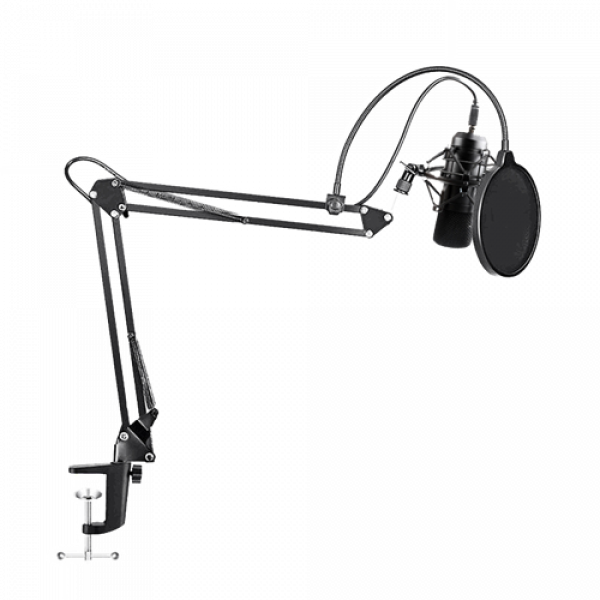 MAONO USB Podcasting Microphone Kit, mikrofon, arm med fäste, filter AU-A04