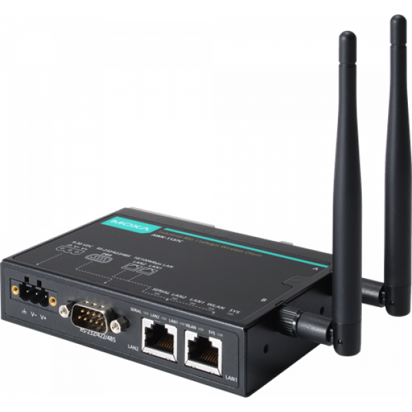 Moxa AWK-1137C Industriell trådlös klient, IEEE 802.11a/b/g/n, 2x2 MIM AWK-1137C-EU