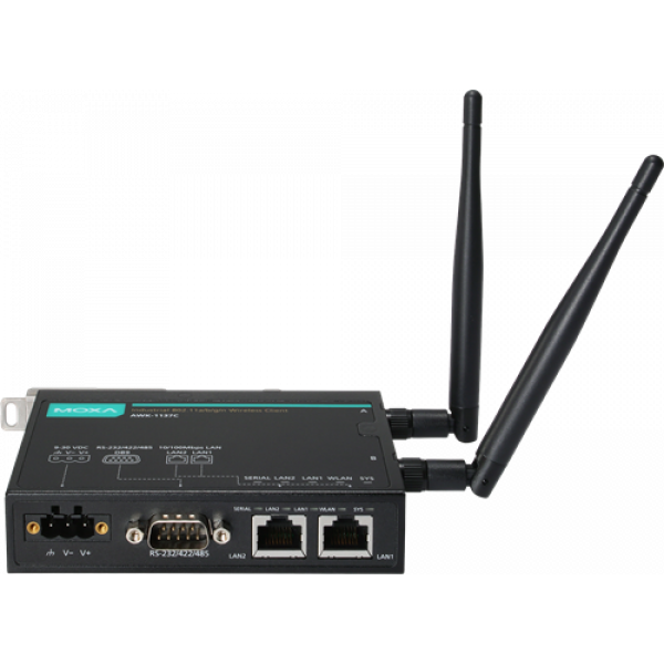 Moxa AWK-1137C Industriell trådlös klient, IEEE 802.11a/b/g/n, 2x2 MIM AWK-1137C-EU