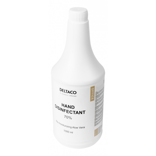 DELTACO Office Hand sanitizer 70%, 1000 ml CK1037