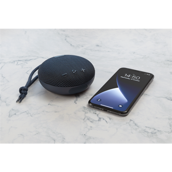 STREETZ waterproof Bluetooth speaker, 1x 5 W, AUX, IPX7, mic, blue CM769