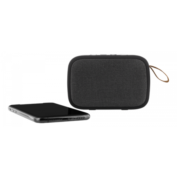 STREETZ Portable Bluetooth speaker, USB/TF/AUX/FM/handsfree, black CM770