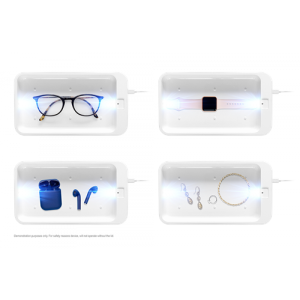 UV Desinfektionsbox Mobiltelefon Smycken Glasögon